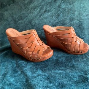 BED STU COBBLER SERIES WEDGES SLIP ON